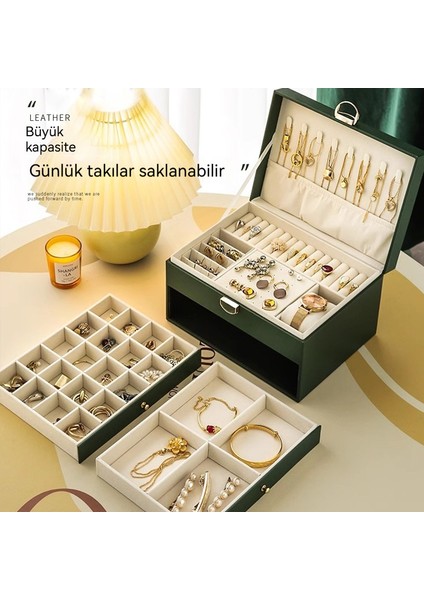 Yeni Büyük Kapasiteli Mücevher Saklama Kutusu (Yurt Dışından) fiyatları