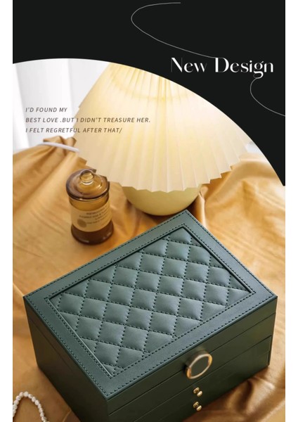 Yeni Büyük Kapasiteli Mücevher Saklama Kutusu (Yurt Dışından) fırsatları