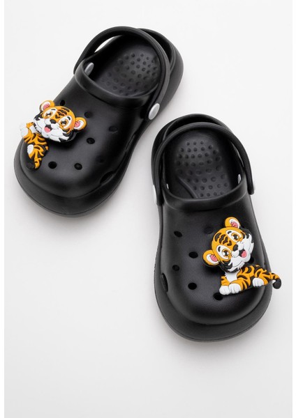 Çocuk Aksesuarlı Sabo Terlik 26-30 Siyah indirimleri