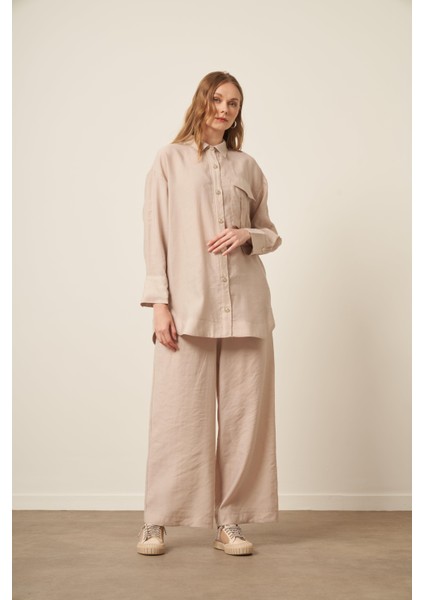 Kadın Modal Cepli Takım Beige 30717 fiyatları