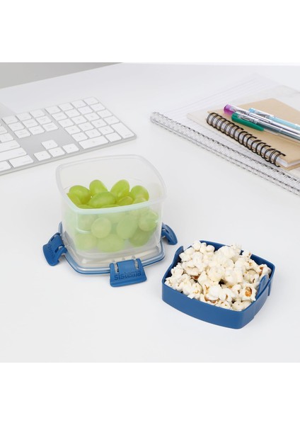 Snacks To Go Gıda Kabı | 400 ml | Bölmeli Küçük Atıştırmalık Kutusu | Bpa Içermez | Farklı Renkler, Tekli Birim (1'li Paket) fiyatları