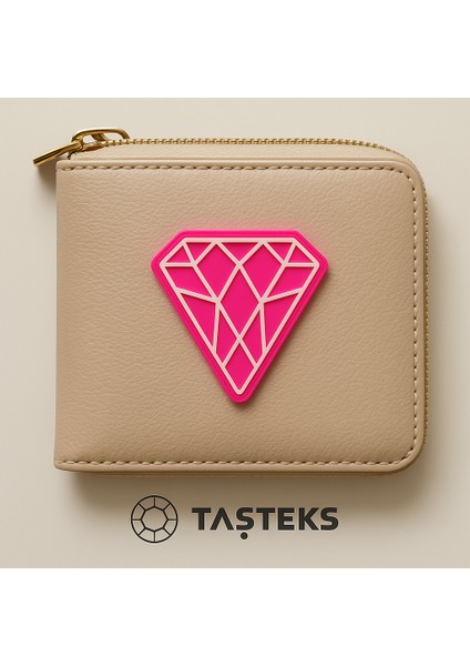 Ütülenebilen Veya Sticker Olarak Kullanılabilen Neon Pembe Elmas Modeli modelleri