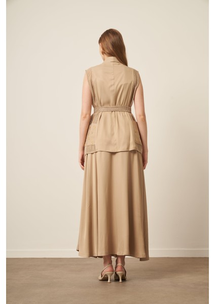 Kadın File Detay Takım Vizon 31088 indirimleri