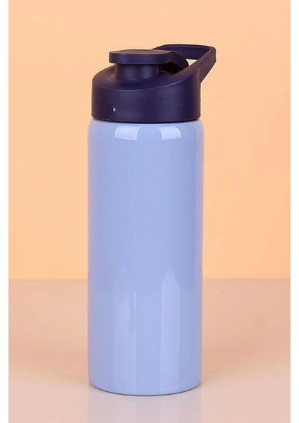 Renkli Matara 20 cm Metal 600 Ml. -BİE-15-0047