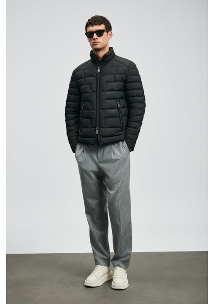 Erkek Lukas Kaz Tüyü Mont 112120245 Siyah modelleri