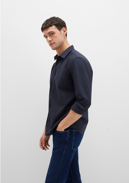 Lacivert Gömlek 0211673-70489