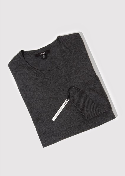 Kaşmir Karışımlı Antrasit Kazak 0710186-80023