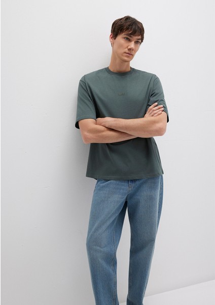 Mavi Logo Yeşil Basic Tişört 0613093-71598