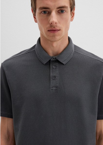 Antrasit Polo Tişört 0612820-80106