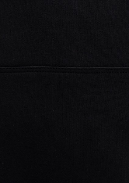 Mavi Logo Baskılı Kapüşonlu Siyah Sweatshirt 067149-902