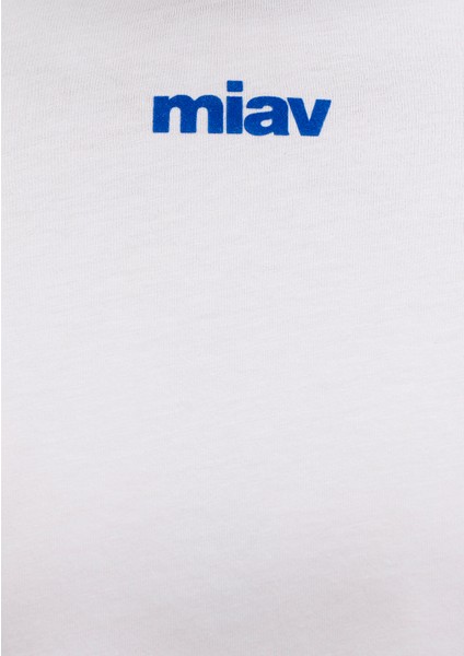 Mini Miav Baskılı Beyaz Tişört 1612452-620