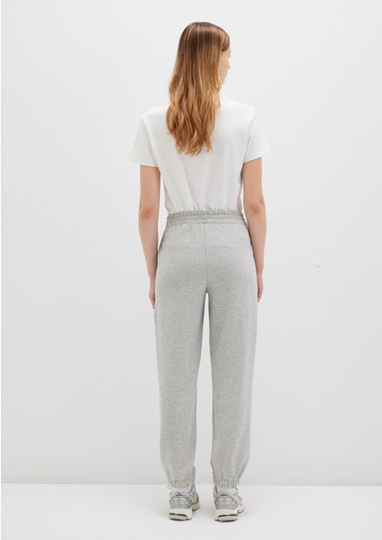 Mavi Logo Baskılı Gri Eşofman Altı 1010757-82816