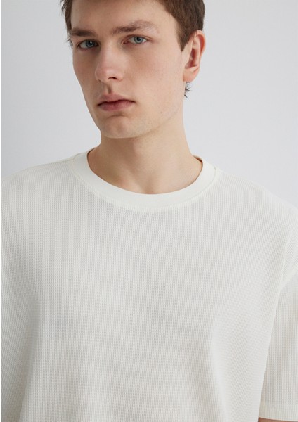 Ekru Basic Tişört 0612724-70057