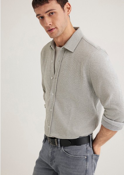 Dokulu Gömlek 0211524-86961