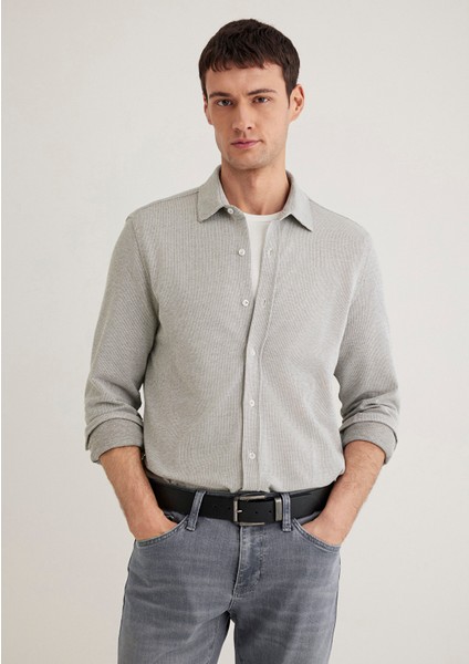 Dokulu Gömlek 0211524-86961