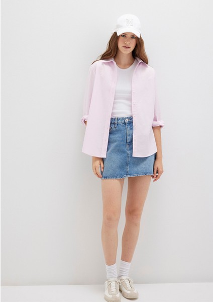 Bailey Real Blue Gölgeli Indigo Mavisi Jean Etek 1310204-87098