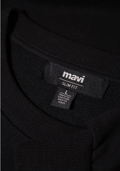 Bisiklet Yaka siyah Sweatshirt 0S10457-900