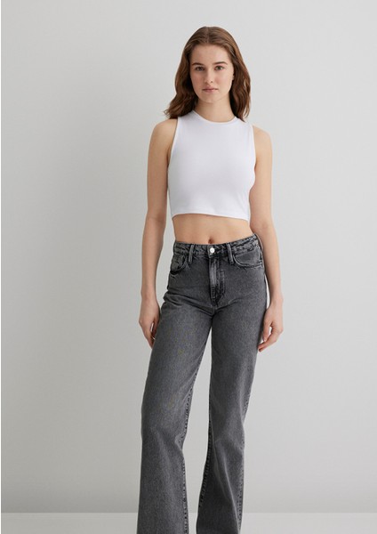 Lux Touch Beyaz Basic Modal Atlet 1610786-620