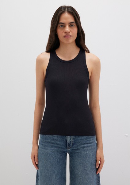 Halter Yaka Siyah Basic Atlet 1612462-900