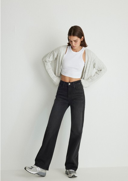 California Kolej Gri Smoke Jean Pantolon 1010125-85596