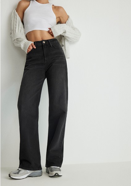 California Kolej Gri Smoke Jean Pantolon 1010125-85596