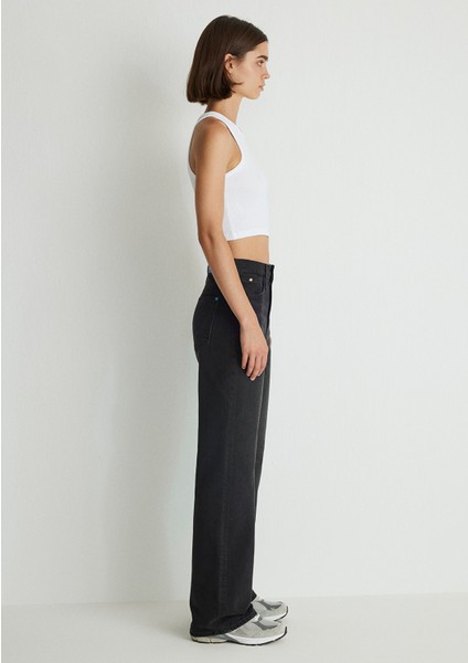 California Kolej Gri Smoke Jean Pantolon 1010125-85596