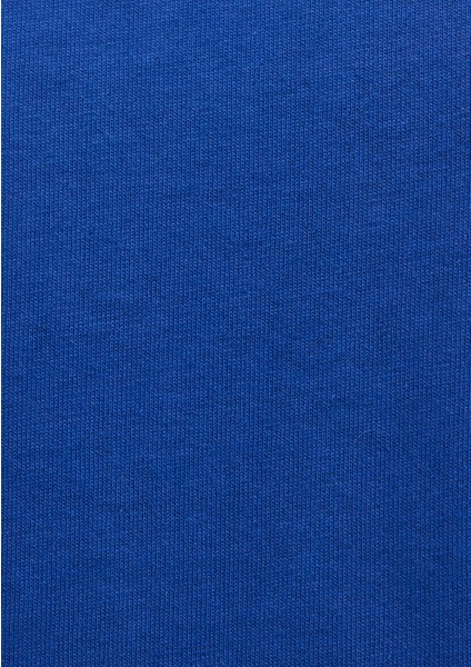 Cep Detaylı Mavi Basic Tişört 066248-70907