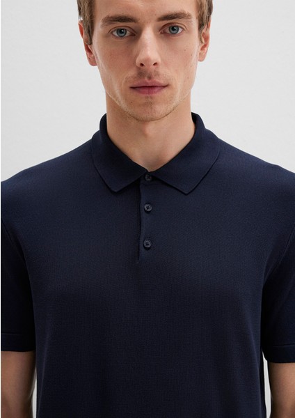 Lacivert Triko Polo 0710249-70490