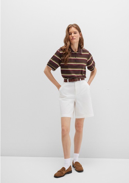 Ekru Şort 1410215-70057