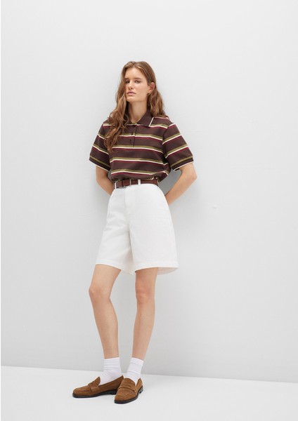 Ekru Şort 1410215-70057