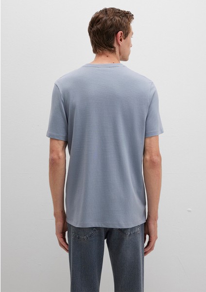 Mavi Black Baskılı Mavi Tişört 0612867-86584