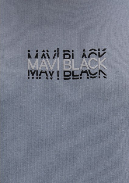 Mavi Black Baskılı Mavi Tişört 0612867-86584