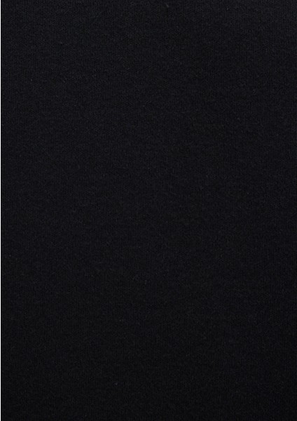 Mavi Logo Baskılı Siyah İnterlok Tişört 0610360-900