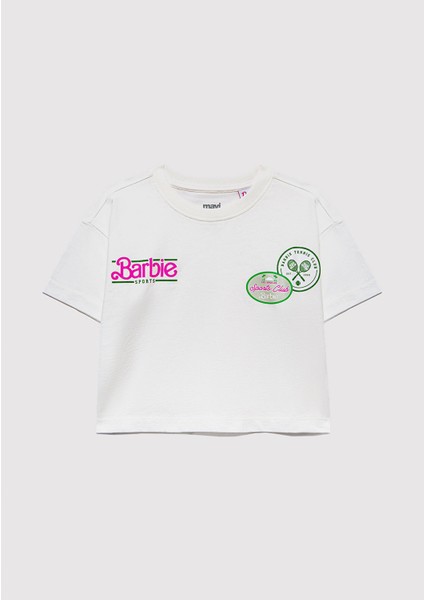 Barbie Baskılı Ekru Tişört 7610313-70057