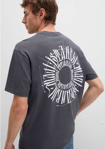 Sırt Baskılı İstanbul Tişört 0612449-80106