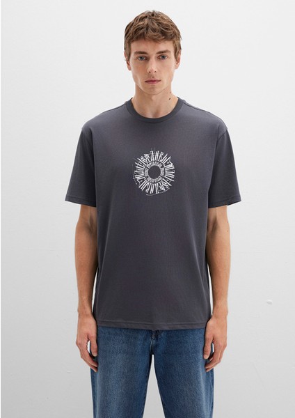 Sırt Baskılı İstanbul Tişört 0612449-80106