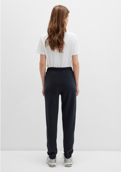 Lux Touch Siyah Modal Eşofman Altı 1600453-900