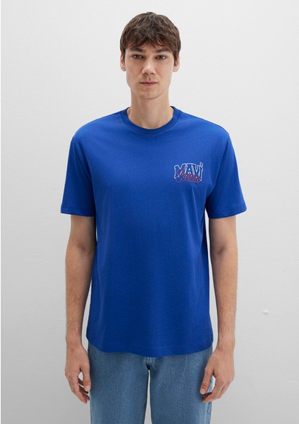 Mavi Jeans Baskılı Mavi Tişört 0612937-70907