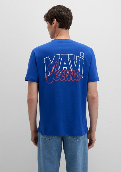 Mavi Jeans Baskılı Mavi Tişört 0612937-70907