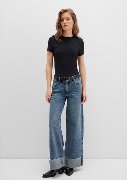 Siyah Basic Tişört 1613081-900