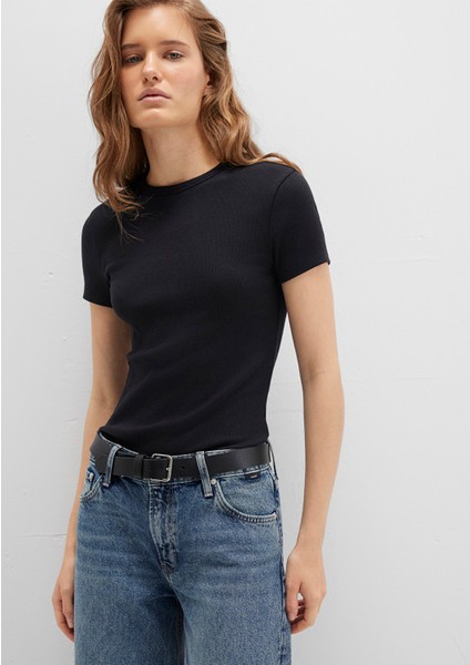 Siyah Basic Tişört 1613081-900