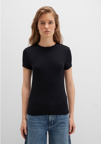 Siyah Basic Tişört 1613081-900