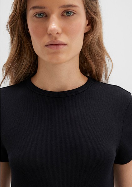Siyah Basic Tişört 1613081-900