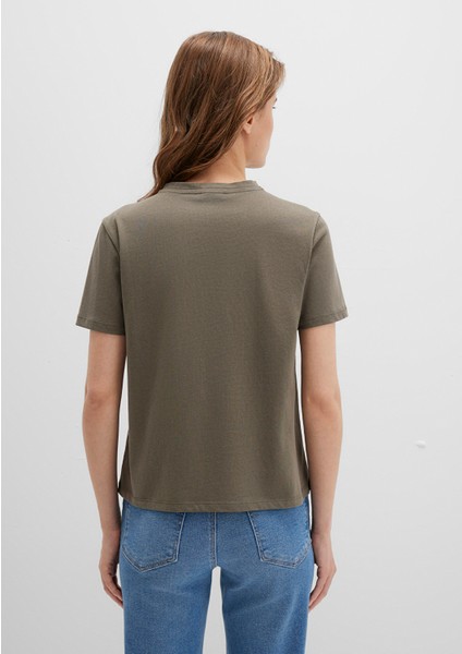 Haki Basic Tişört 1613536-86961