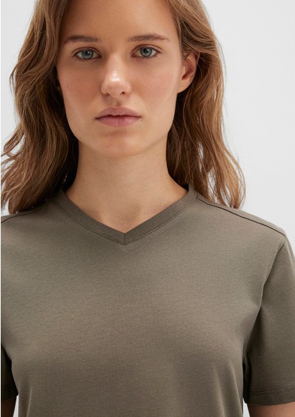 Haki Basic Tişört 1613536-86961