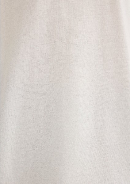 Mavi Pro Baskılı Ekru Tişört 0612752-70057