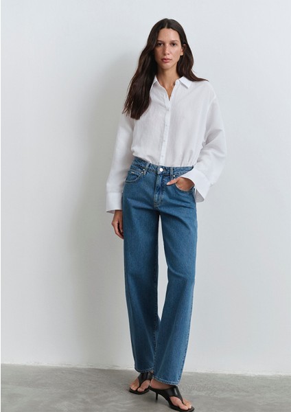 Ella Iconic Indigo Mavisi Jean Pantolon 1011044-89726