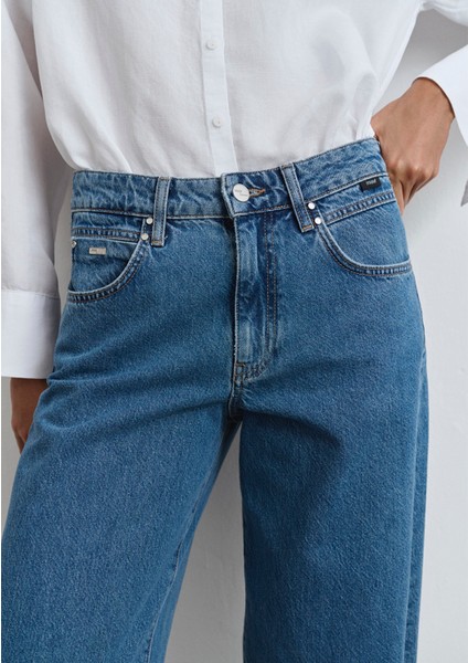 Ella Iconic Indigo Mavisi Jean Pantolon 1011044-89726