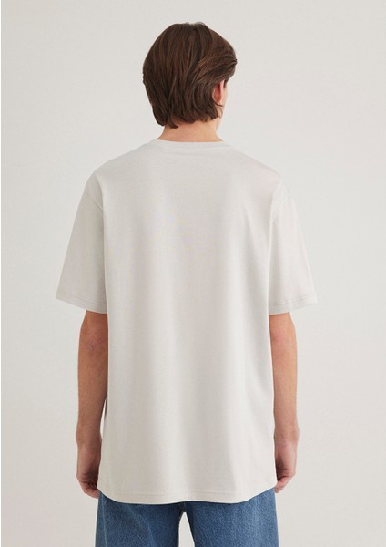 Mavi Pro Logo Gri Tişört 0612751-70080