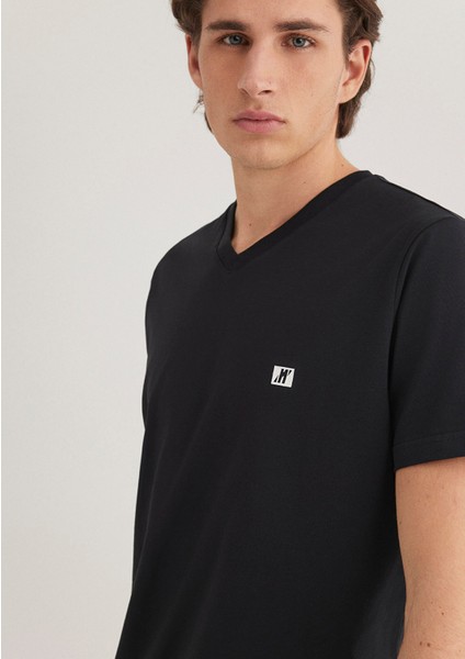 Mavi Pro Siyah Basic Tişört 0612756-71379